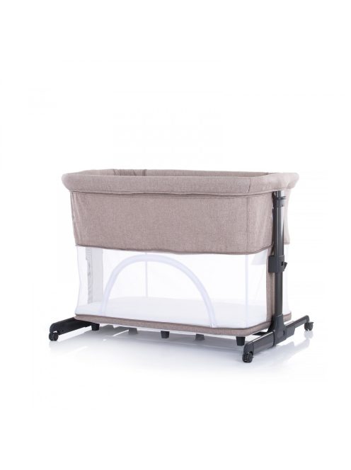 Chipolino Mommy 'n Me szülői ágyhoz csatlakoztatható kiságy - Beige 