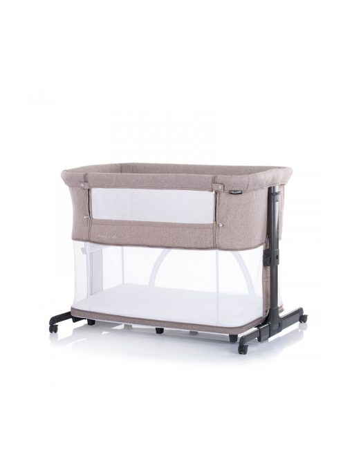 Chipolino Mommy 'n Me szülői ágyhoz csatlakoztatható kiságy - Beige 