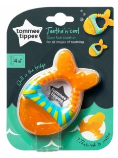   Tommee Tippee Rágóka hűthető halacskás 4 hó+ - BOMBA ÁR!