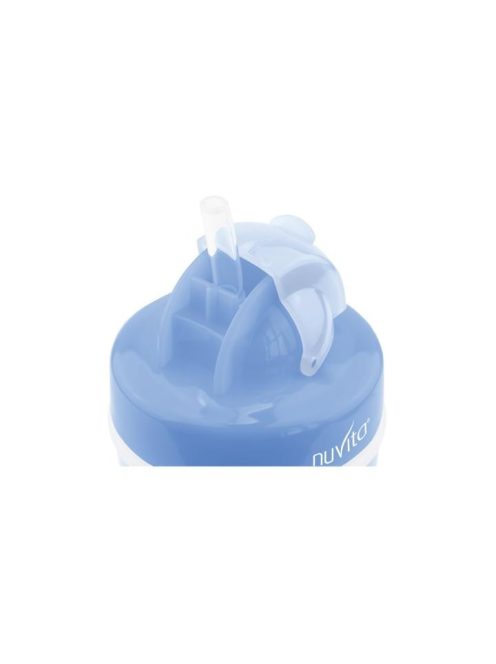 Nuvita dupla falú szívószálas itatópohár - blue - 1436