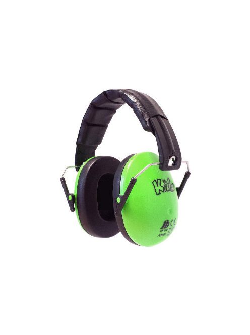 Edz Kidz - gyerek hallásvédő fültok - zöld