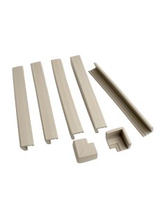   Prince Lionheart fireplaceGUARD kandalló élvédő + 2db sarokvédő - natúr - BOMBA ÁR!