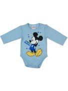 Asti Disney Mickey hosszú ujjú baba body v kék 50
