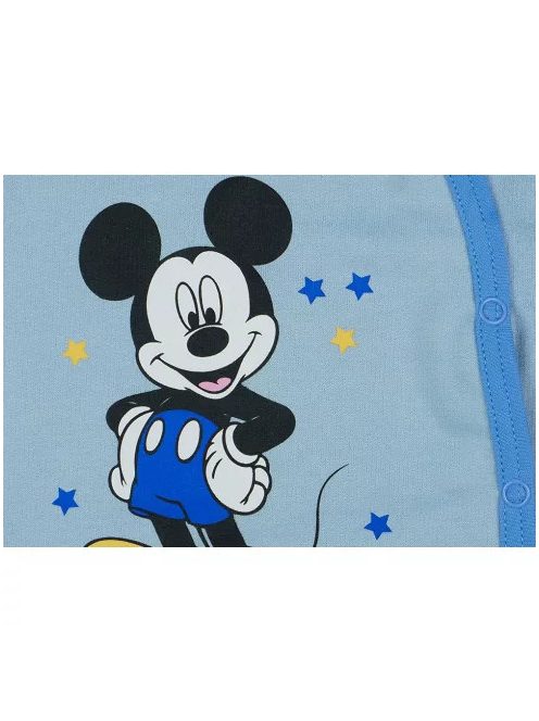 Asti Disney Mickey belül bolyhos hosszú ujjú rugdalózó v kék 68