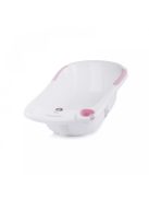 Chipolino Vela kád babatartóval és leeresztő dugóval 87cm - Pink (1/2)