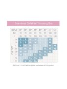 Carriwell Varrásnélküli gélmerevítős szoptatós melltartó S - fehér