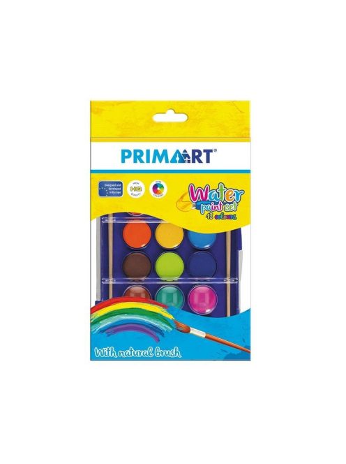 Prima Art vízfesték készlet - 18 szín