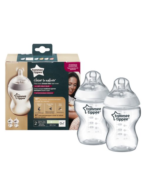 Tommee Tippee CTN cumisüveg 2x260 ml M