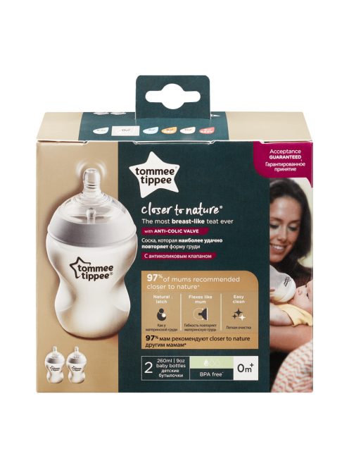 Tommee Tippee CTN cumisüveg 2x260 ml M