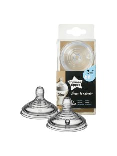 Tommee Tippee CTN közepes folyású cumisüveg cumi 2 db M