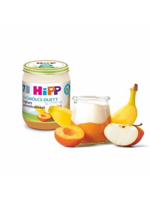 HIPP Gyümölcs Duett Joghurt gyümölcsökkel 160 g