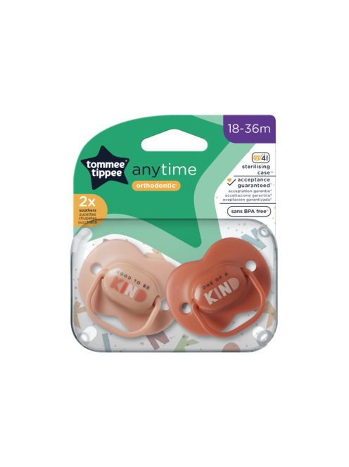 Tommee Tippee Anytime játszócumi 18-36 hó (2db)