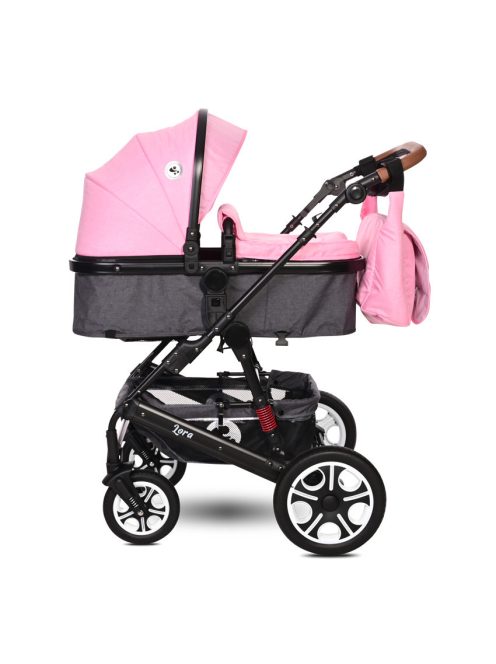 Lorelli Lora SET babakocsi mózessé alakítható sport résszel - Candy Pink 