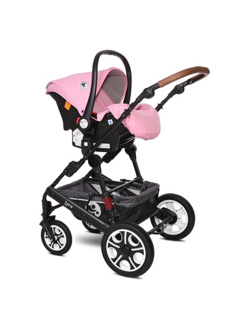 Lorelli Lora SET babakocsi mózessé alakítható sport résszel - Candy Pink 