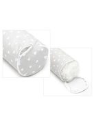 Scamp ágyrács hengerpárna  Grey Hearts 3x60cm