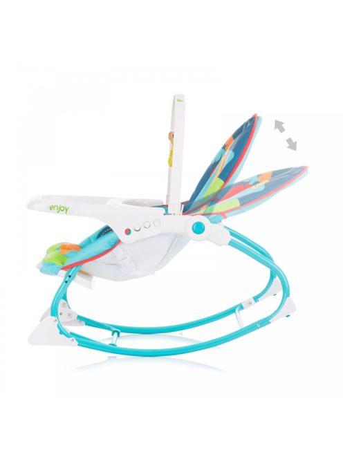 Chipolino Enjoy rezgő-zenélő pihenőszék 18 kg-ig - Blue