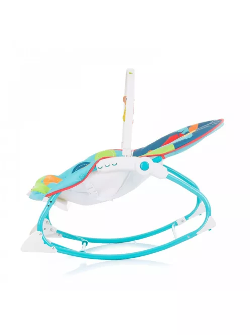 Chipolino Enjoy rezgő-zenélő pihenőszék 18 kg-ig - Blue