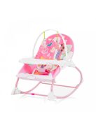 Chipolino Enjoy rezgő-zenélő pihenőszék 18 kg-ig - Pink