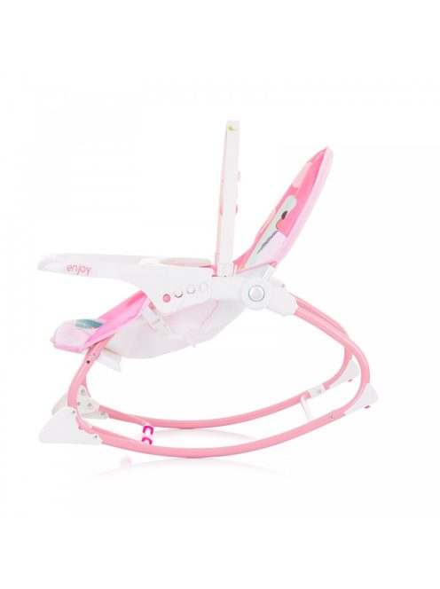 Chipolino Enjoy rezgő-zenélő pihenőszék 18 kg-ig - Pink