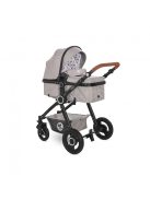 Lorelli Alexa SET babakocsi mózessé alakítható sport résszel - Opaline Grey Elephants 