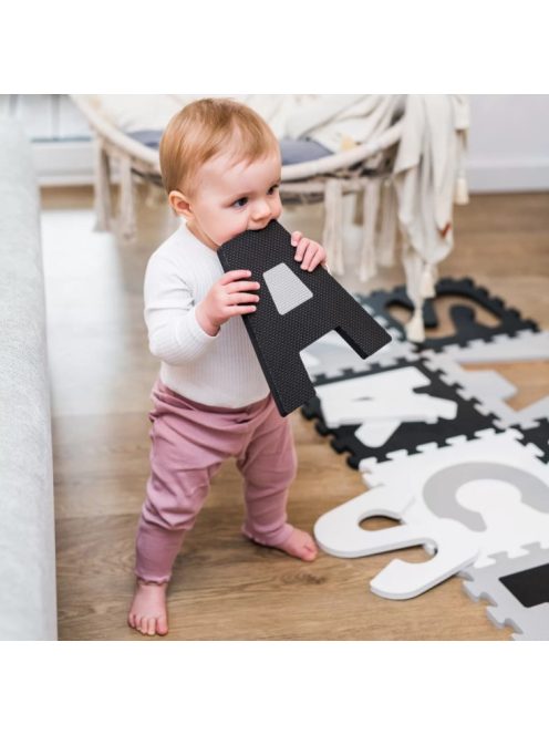 BabyOno Szivacs puzzle, betűk, 10 darabos