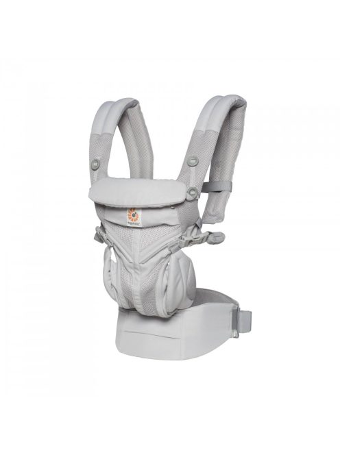 Ergobaby Omni 360 hordozó Cool Air Mesh, gyöngyszürke
