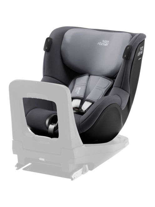 Britax Römer Dualfix iSense autósülés 61-105cm - Midnight Grey