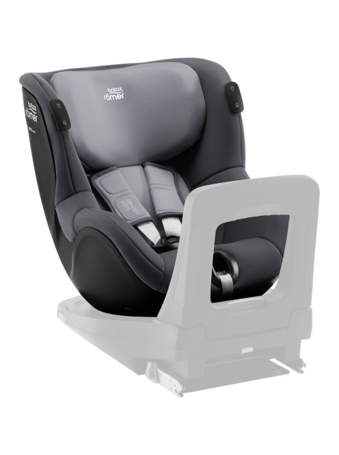 Britax Römer Dualfix iSense autósülés 61-105cm - Midnight Grey