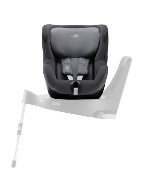 Britax Römer Dualfix iSense autósülés 61-105cm - Midnight Grey