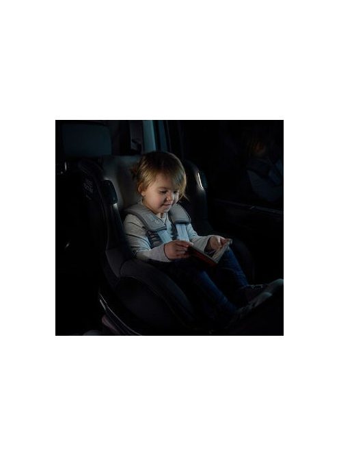 Britax Römer Dualfix iSense autósülés 61-105cm - Midnight Grey