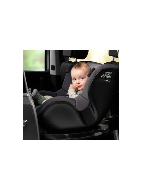Britax Römer Dualfix iSense autósülés 61-105cm - Midnight Grey