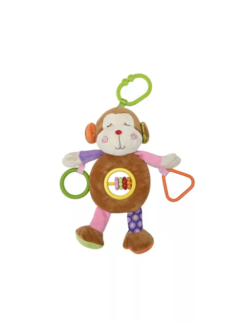 Lorelli Toys plüss csörgőjáték - Majom