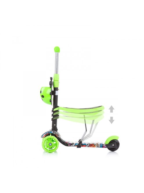 Chipolino Kiddy Evo roller - Green Graffiti