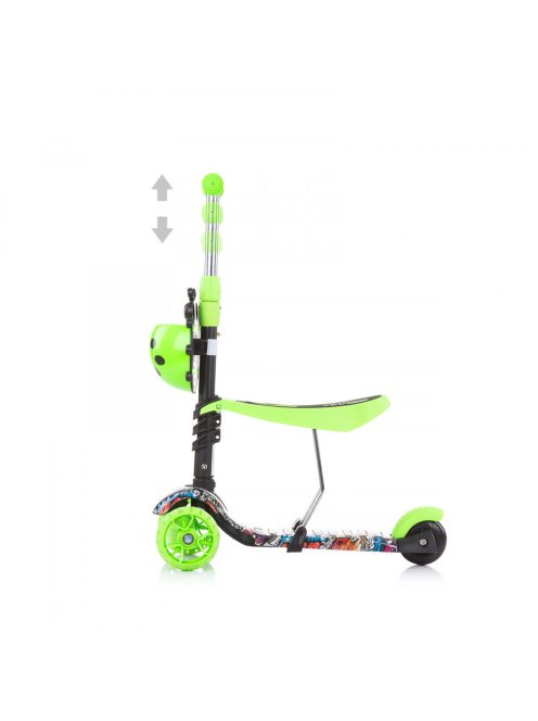 Chipolino Kiddy Evo roller - Green Graffiti