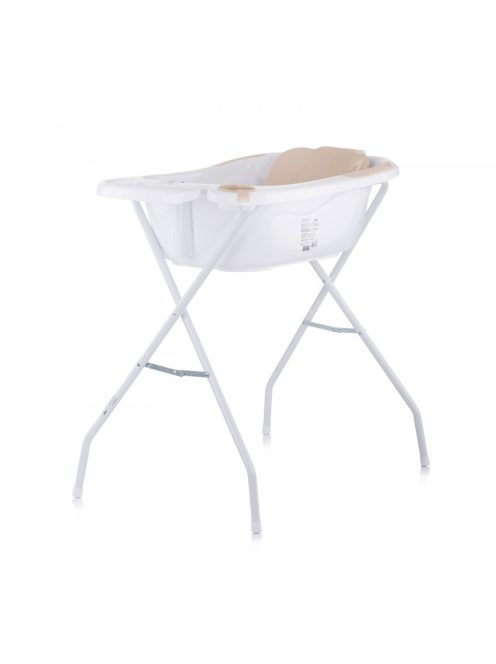 Chipolino Vela kád babatartóval és leeresztő dugóval 87cm - Mokka (1/2)