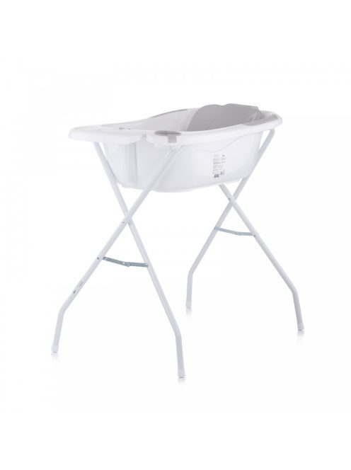 Chipolino Vela kád babatartóval és leeresztő dugóval 87cm - Grey (1/2)