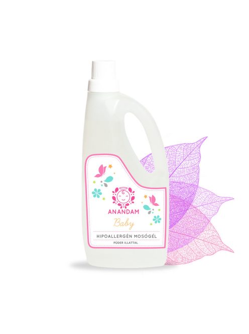 ANANDAM Baby Hypoallergén mosógél - púder illattal 3hó+ 1l