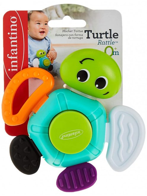 Infantino csörgőjáték - teknős