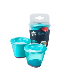 Tommee Tippee Ételtároló edényke tetővel 2 db M