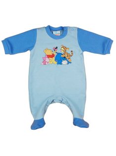   Asti Micimackó és barátai hosszú ujjú belül bolyhos rugdalózó kék 68