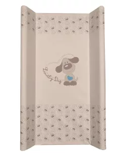 Lorelli pelenkázó lap merev peremes 50x71 - Beige