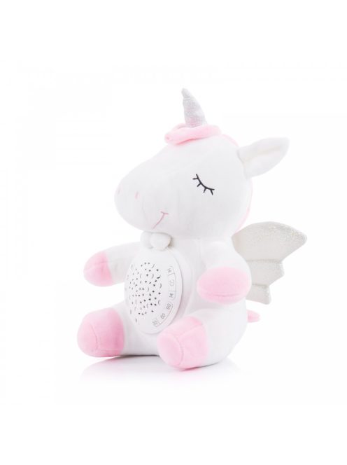 Chipolino projektoros zenélő plüss játék - Unicorn