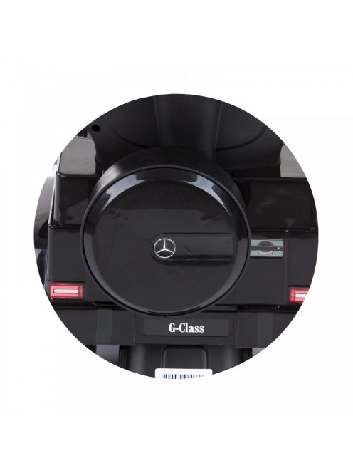 Chipolino Mercedes Benz G350 bébitaxi tolókarral és kupolával - Fekete