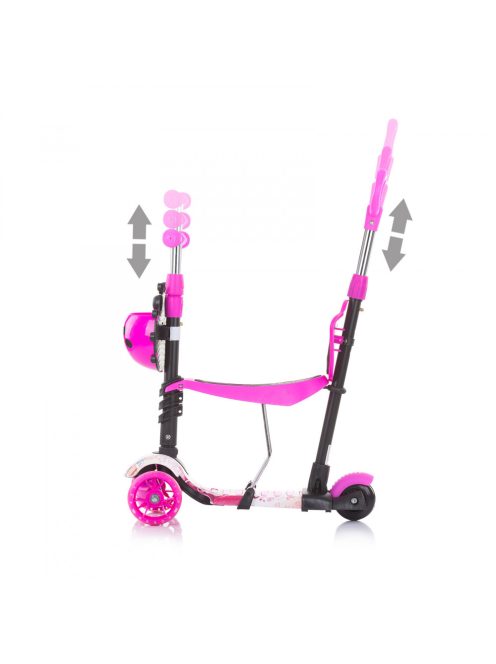 Chipolino Kiddy Evo roller tolókarral - Lollipop