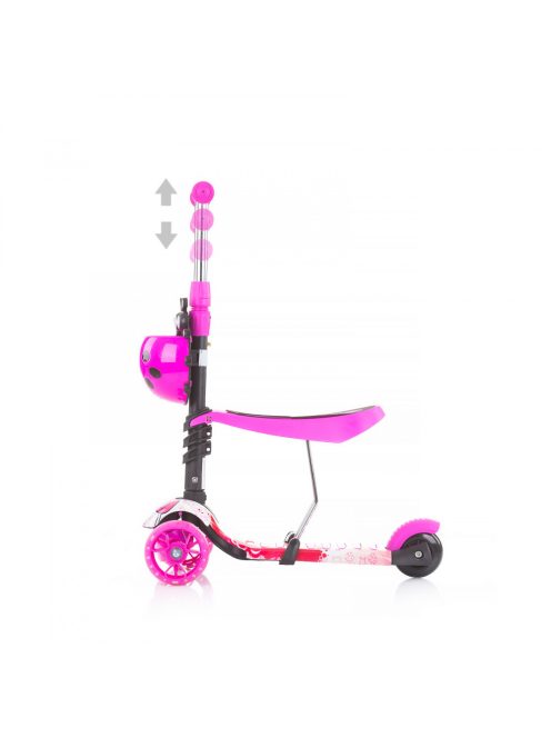 Chipolino Kiddy Evo roller tolókarral - Lollipop