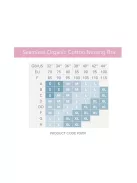 Carriwell Organikus pamut Varrásnélküli betétes szoptatós melltartó S - fehér