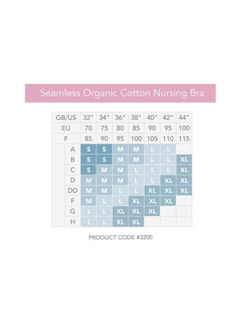 Carriwell Organikus pamut Varrásnélküli betétes szoptatós melltartó XL - fekete