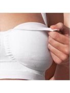 Carriwell Varrásnélküli gélmerevítős szoptatós melltartó XL- test színű