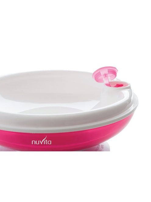 Nuvita melegentartó tányér - Pink - 1427