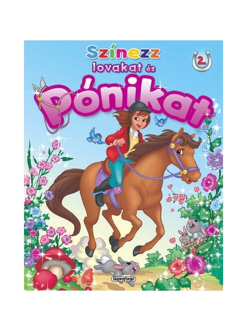 Napraforgó - Színezz lovakat és pónikat 2